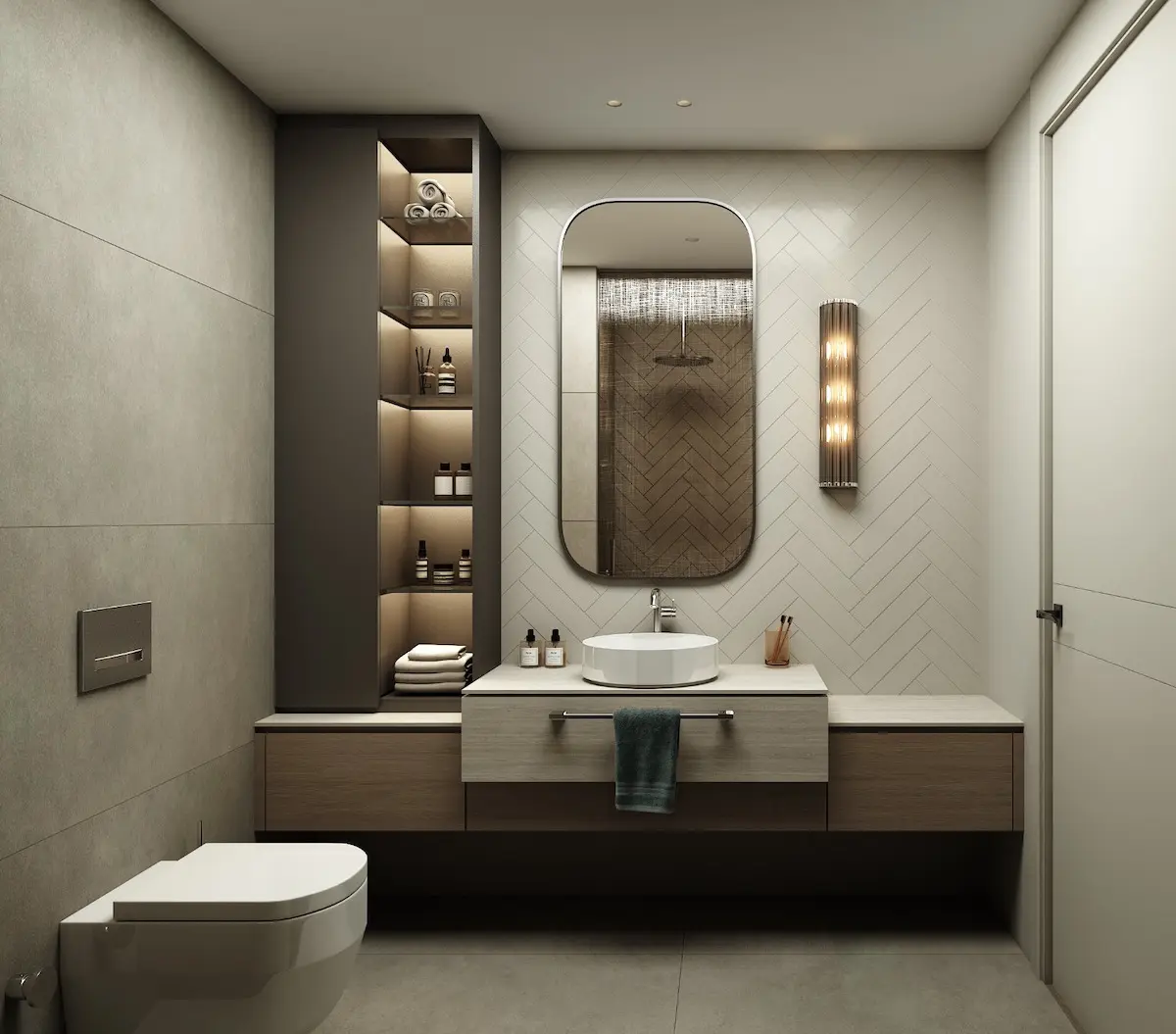 Fitted bathroom